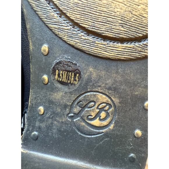 Lucky Brand Leather Basil Ankle Booties, Women's size 8.5, Black - Picture 7 of 8